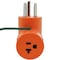 Ac Works Plug Adapter, 5-20R, 10-30P, 0 ft., Orange AD1030520 - alternate 8